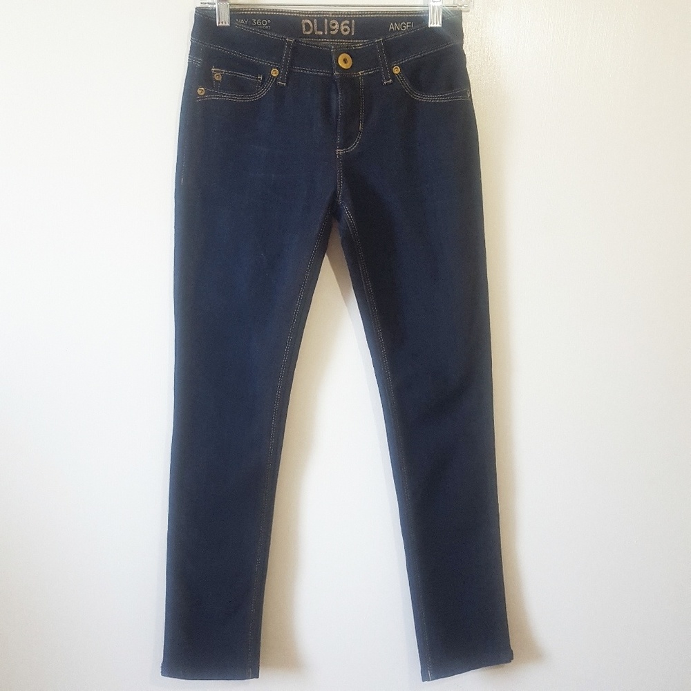 DL1961 Angel Mid Rise Skinny Ankle Jeans